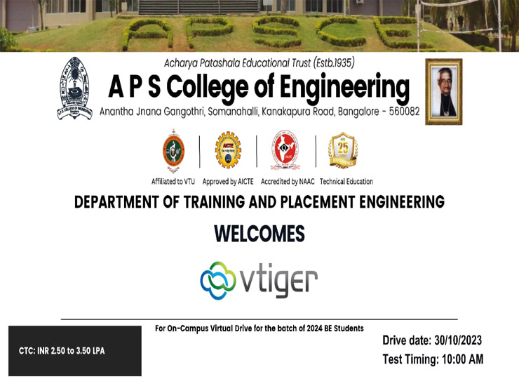 APSCE Bangalore